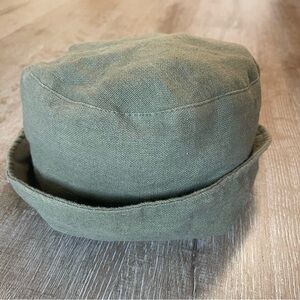 Ganesh Hamil Green Bucket Hat cotton and hemp unisex